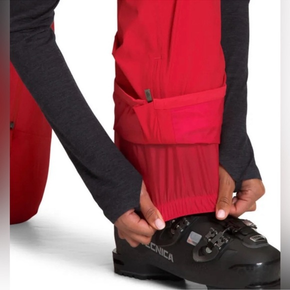 🥷🏿🥷🏿🥷🏿The North Face Women's Amry Bib Snow Ski Insulated Pants Bright Red - Picture 6 of 6